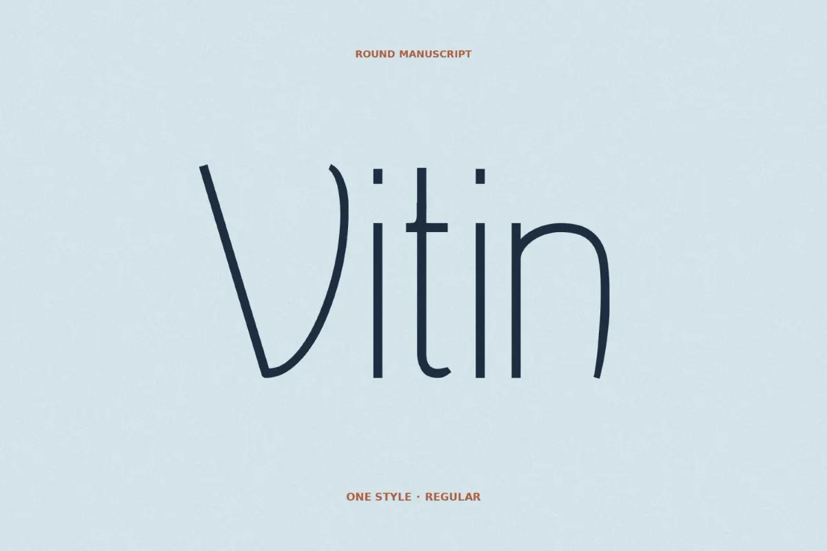 Vitin - Free Art Nouveau Font
