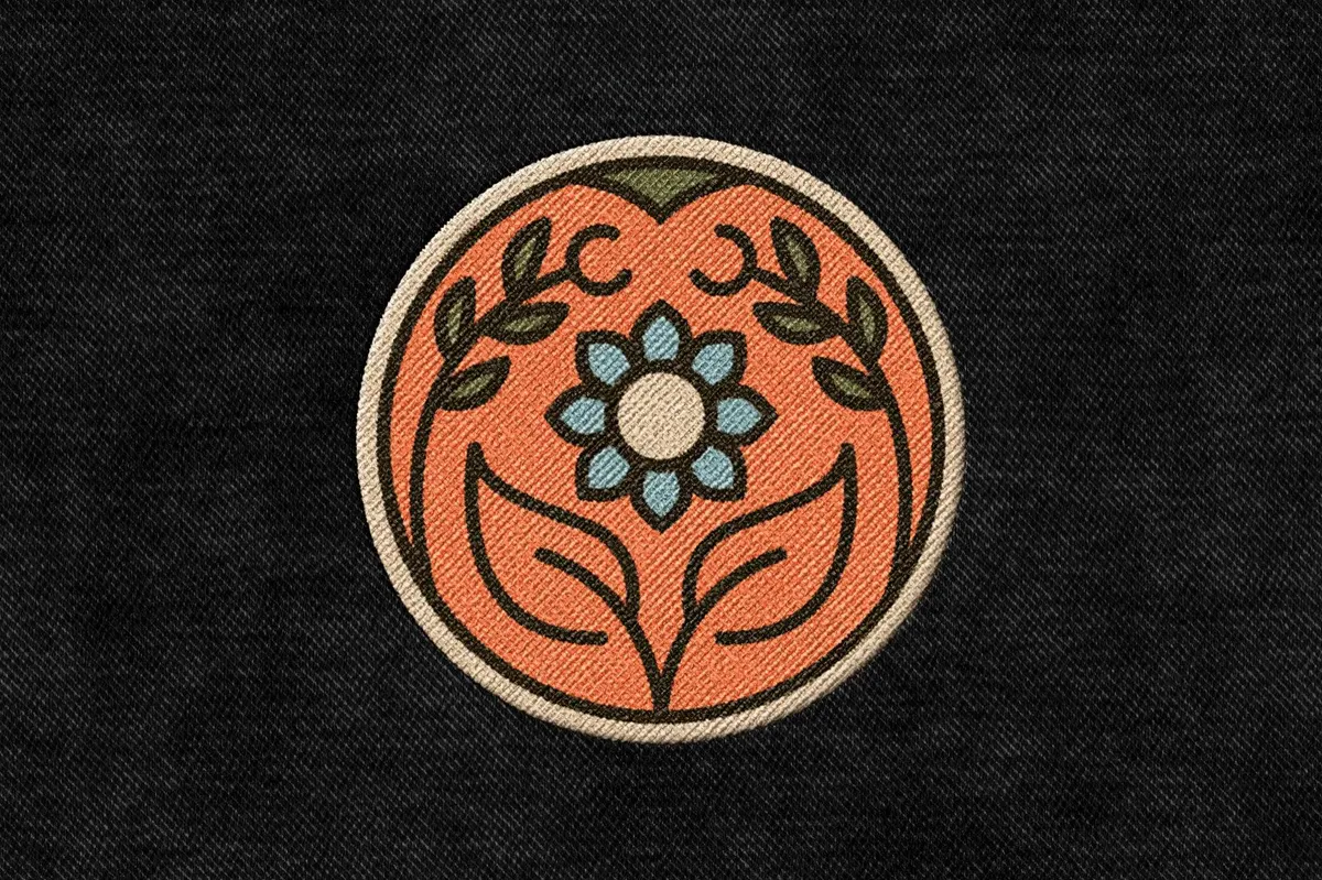 Patch Embroidery Logo Mockup
