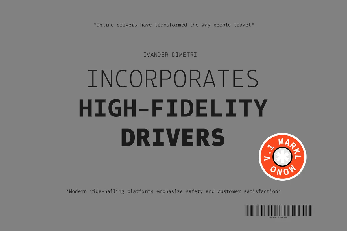 Markl Mono - Typewriter Style Sans Font