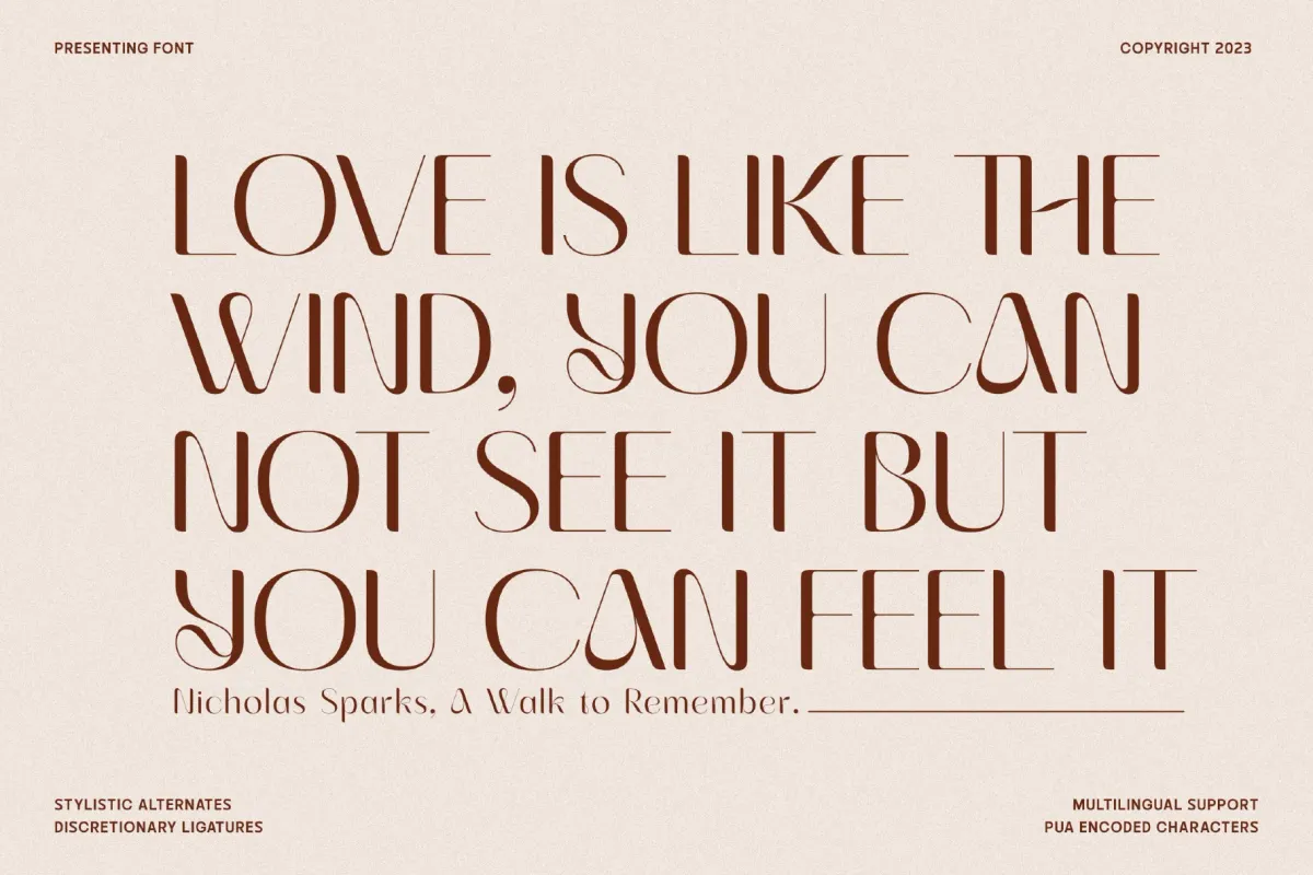 Lovan — Elegant Display Serif Font