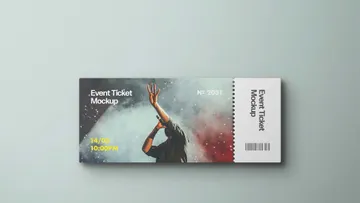 Event Ticket Mockup