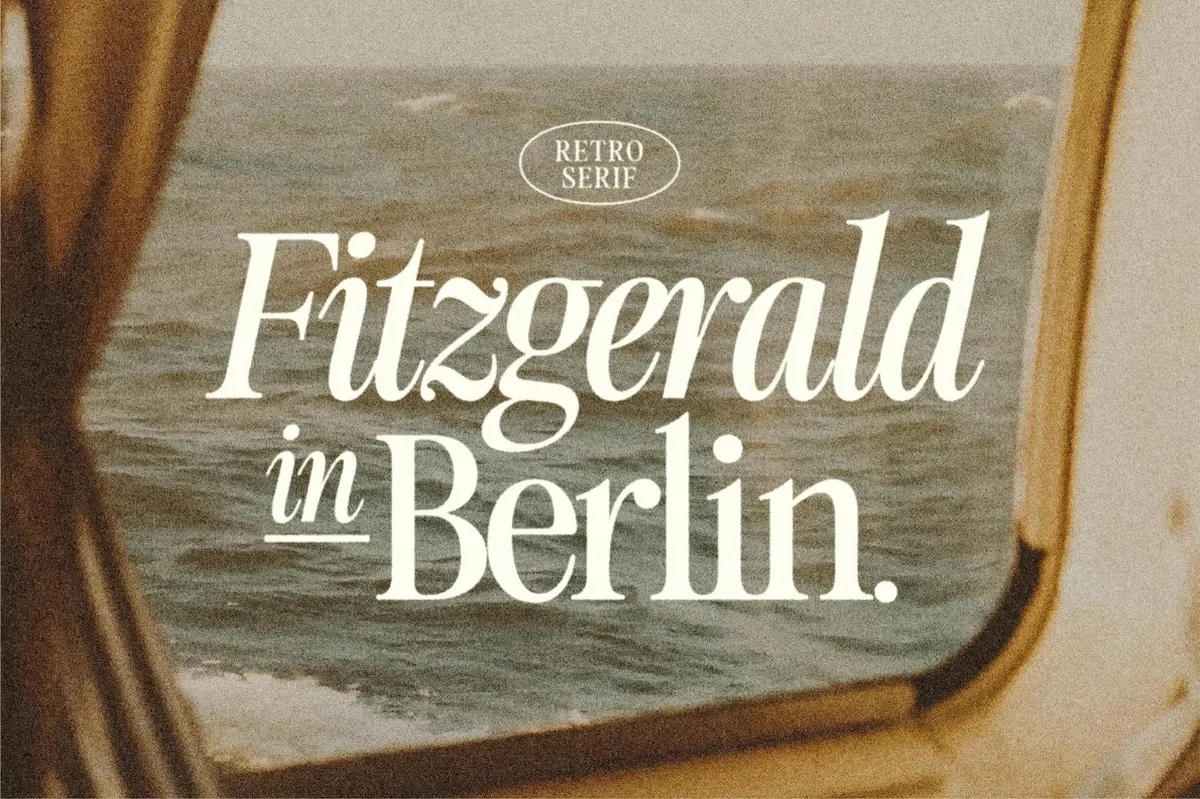 Fitzgerald — Classic Retro Serif