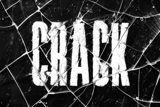 Cracked Glass Text Effect