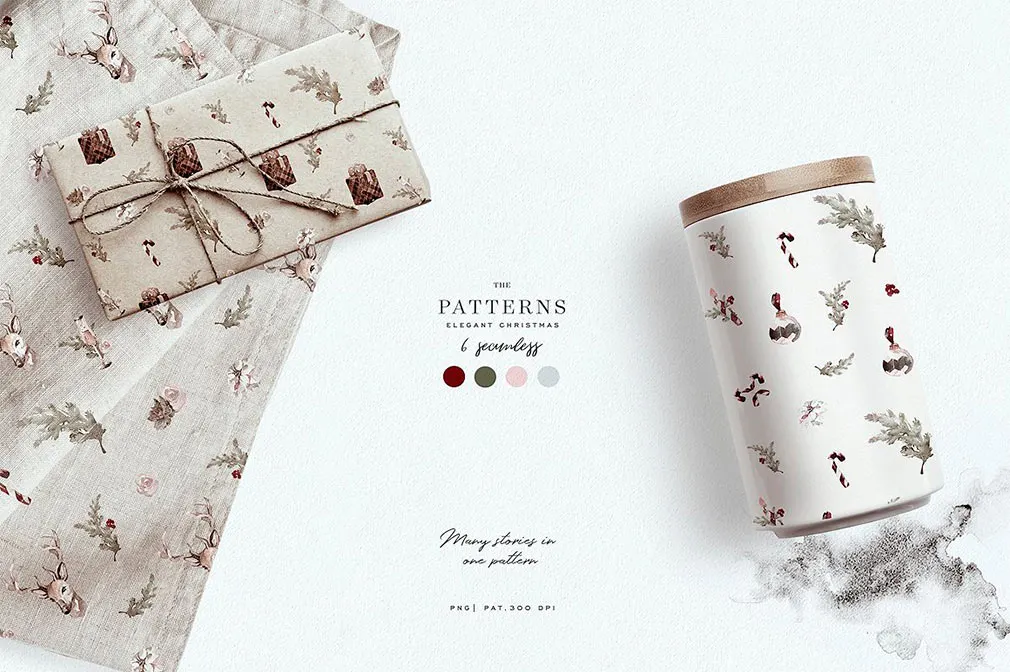 Mystical Winter Watercolor Set