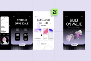 Business Market Value Instagram Pack for Affinity