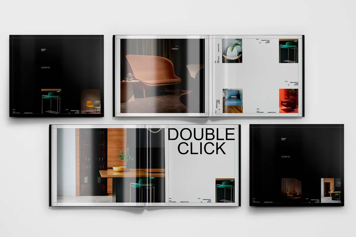 Square Catalogue Mockup