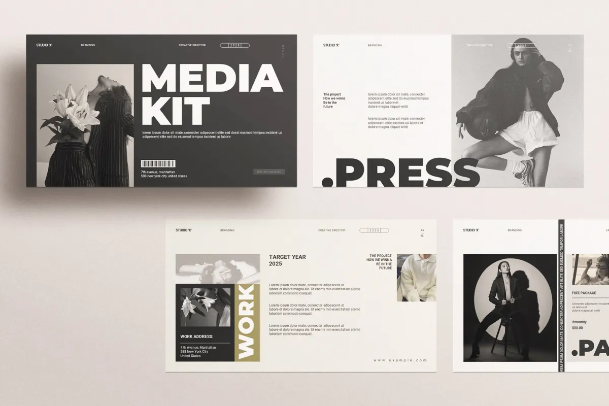 Brand Media Kit Presentation Template