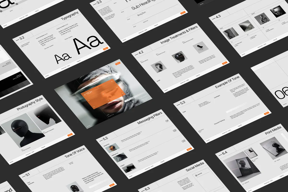 Tech Brand Guidelines Template - Roosh