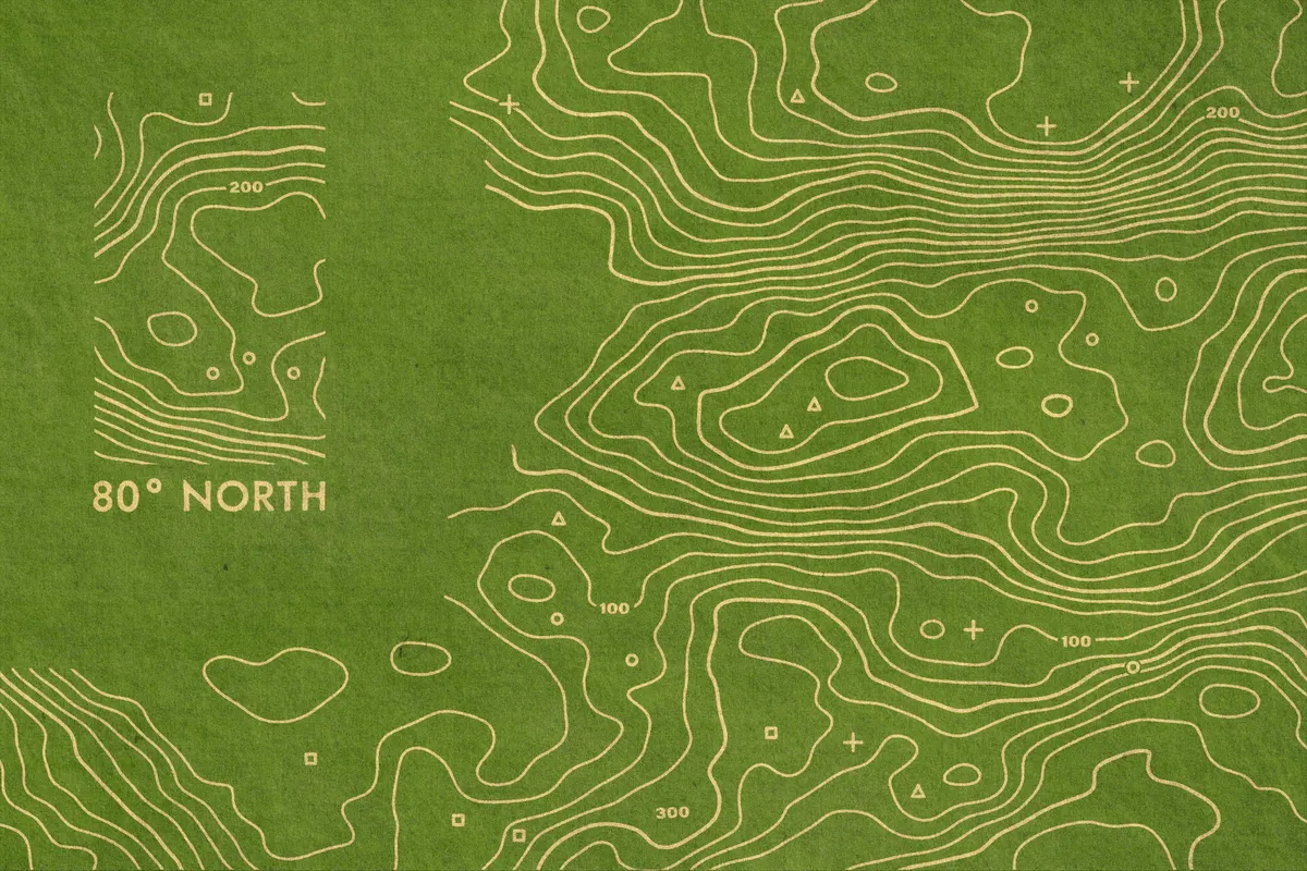 Topographic Map Patterns Collection