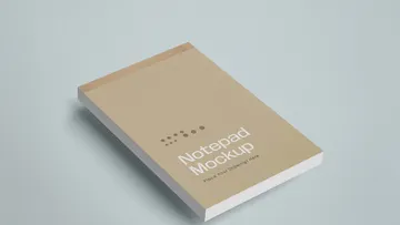 Realistic Notepad Mockup Vol.2