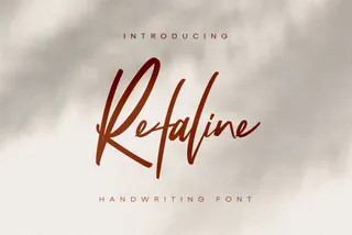 Refaline Script Font