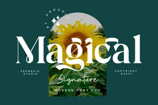 Magical Signature - Modern Luxury Font Duo