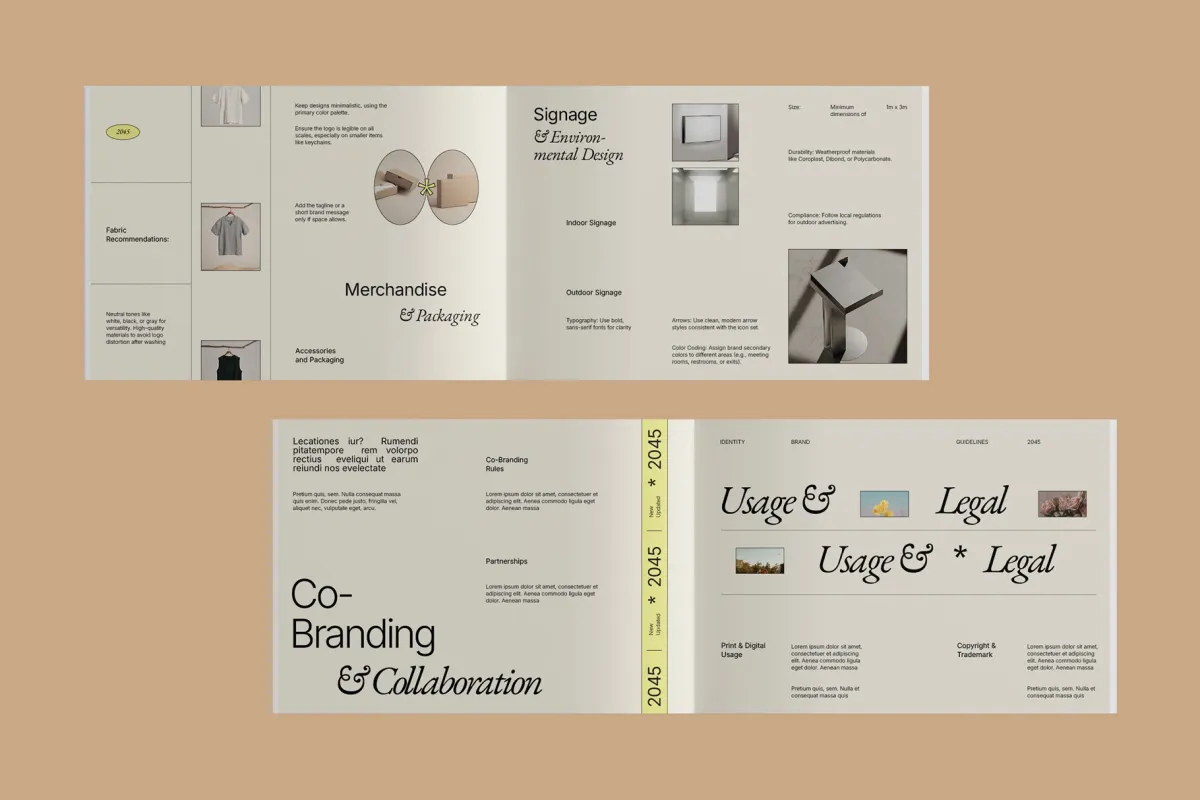 Brand Style Guidelines Template InDesign