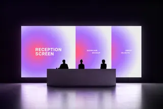 Reception Screen Mockup