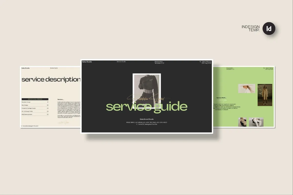 SAKA | Service Guide Template