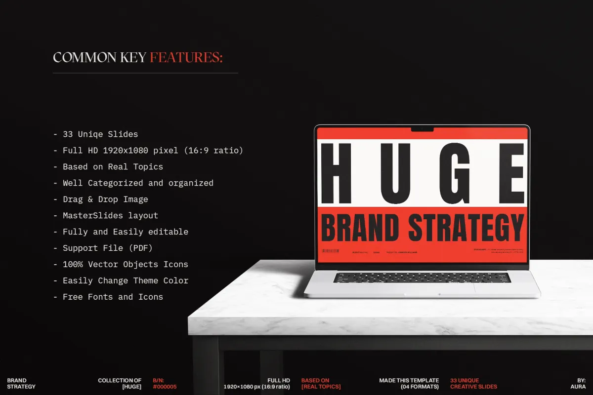 HUGE - Brand Strategy Presentation Template