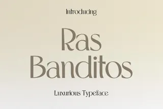 Ras Banditos - Luxury Typeface