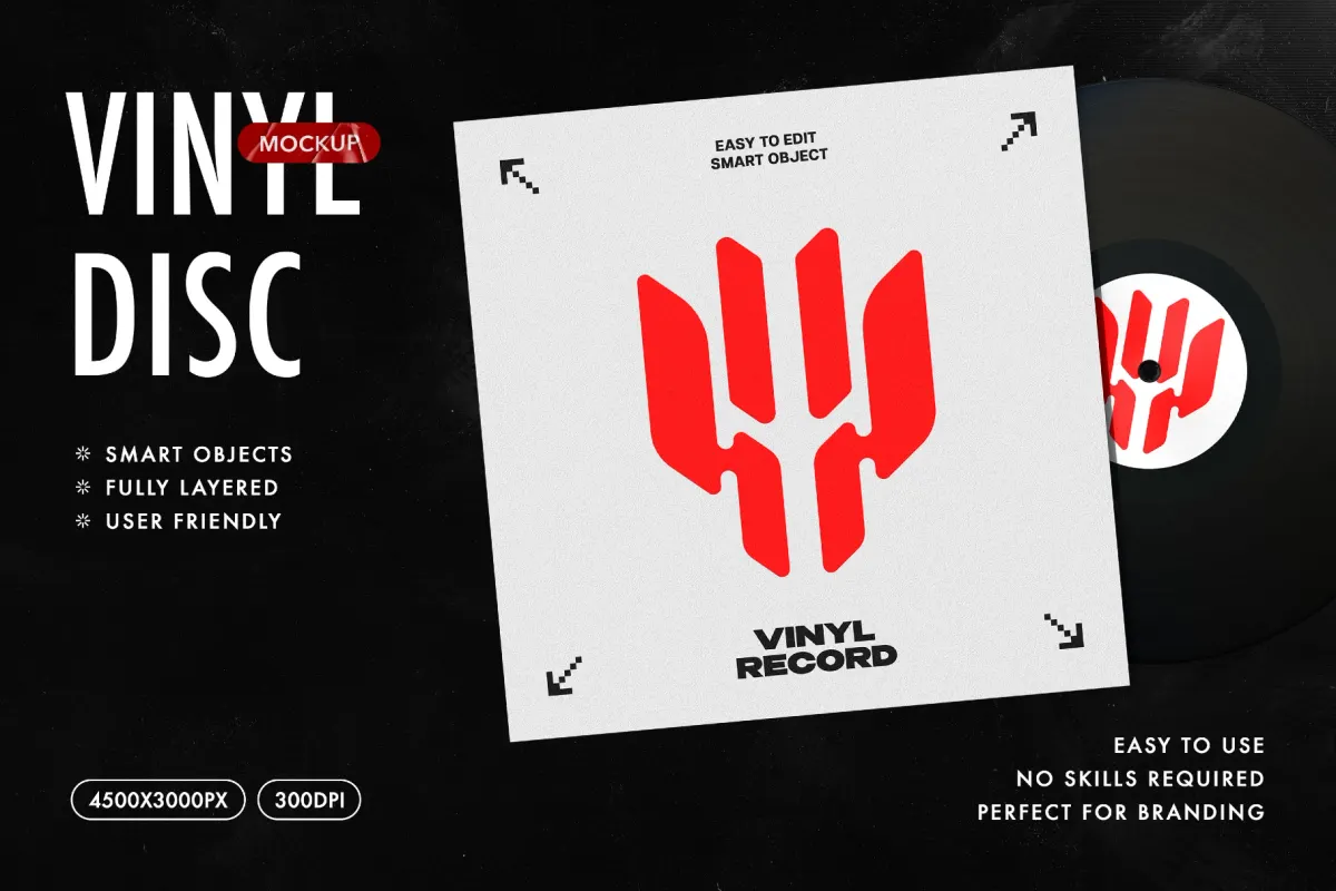 Vinyl Disc Mockups