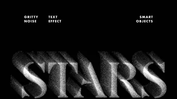 Gritty Noise Text Effect