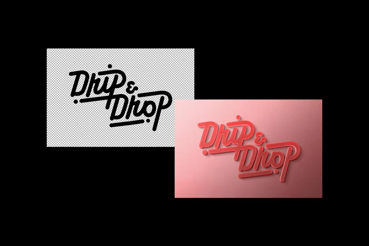 Candy 3D Sign Logo Mockups