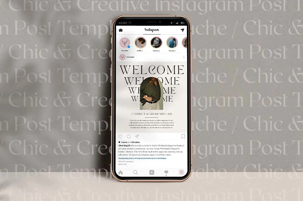 Blanche — Chic Canva Instagram Posts