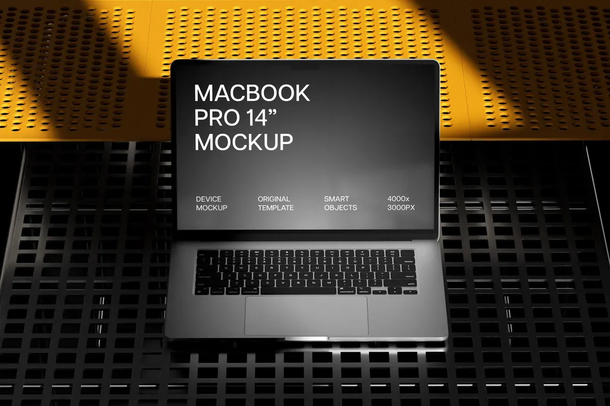Macbook Pro 14" Mockups