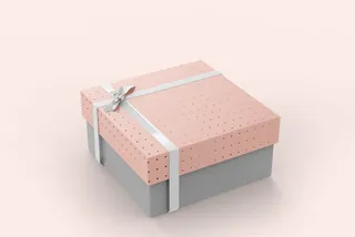Carton Gift Box Mockup