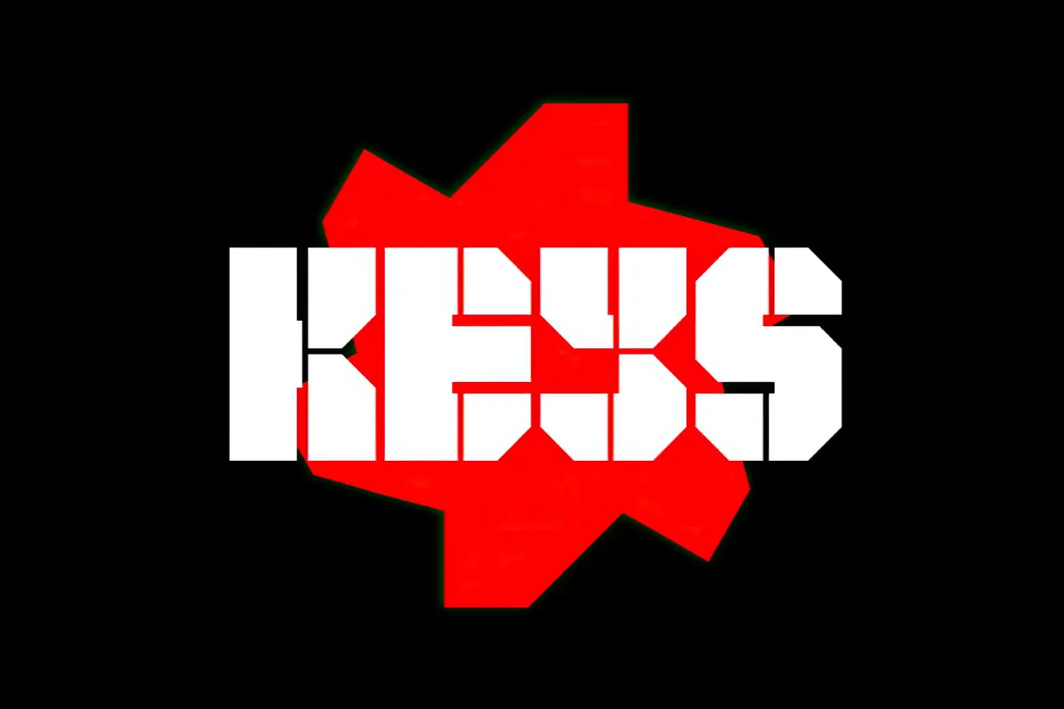 Keys Stencil Font