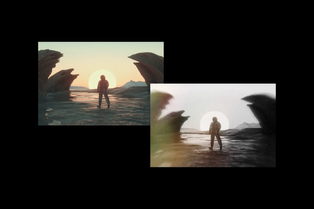 Blurred Cinema Photo Effect