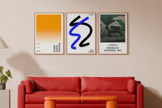 A3 Poster Frame Mockup