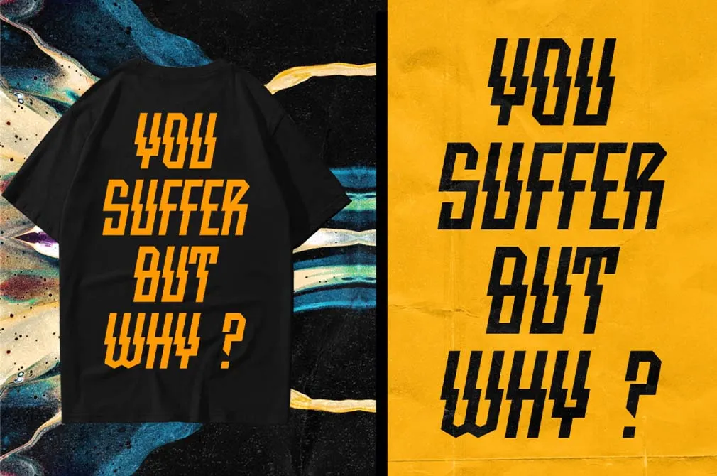 Iron Thunder Display Font