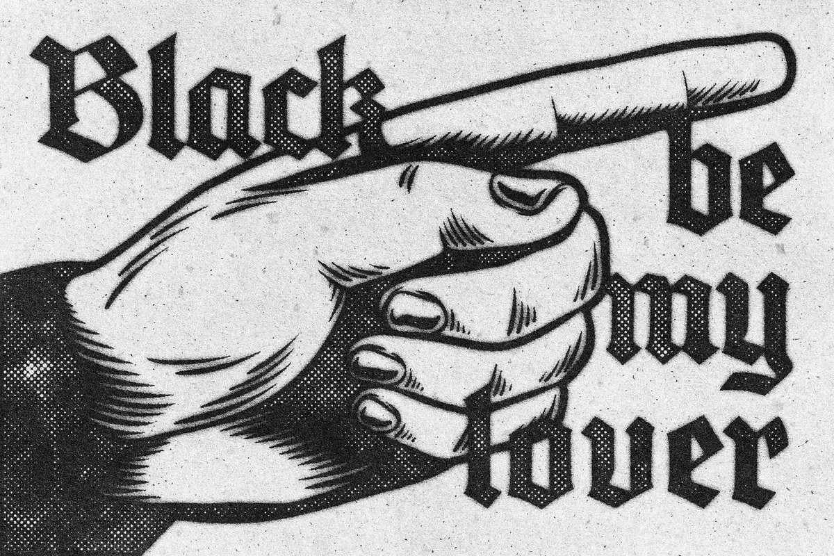 Old Ink Bleed Text Effect