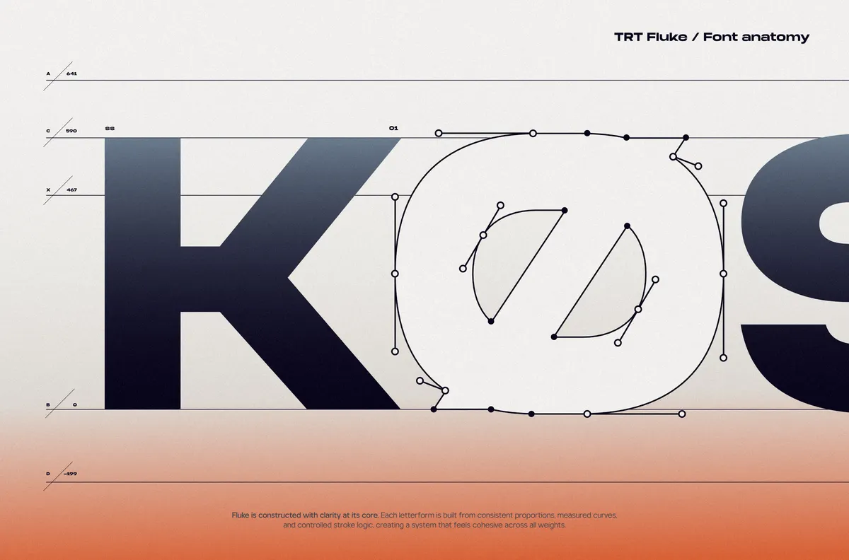 TRT Fluke - Expanded Sans Font