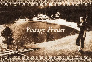Vintage Photo Printer Effect