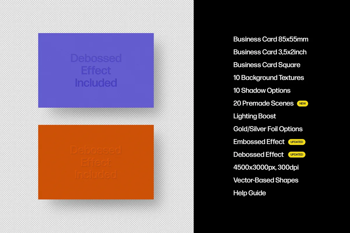 Selva: Business Card Mockup Kit