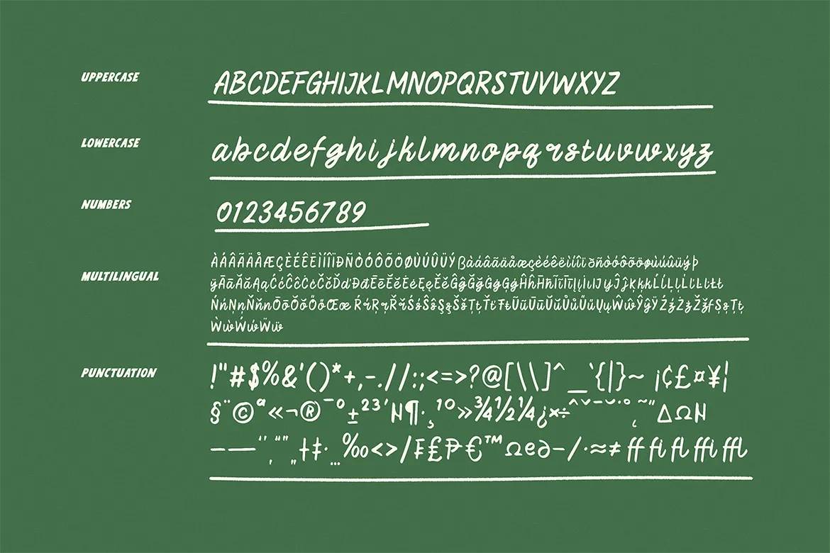 Archie Handwritten Script Font