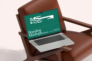 Leather Chair MacBook Pro Mockup