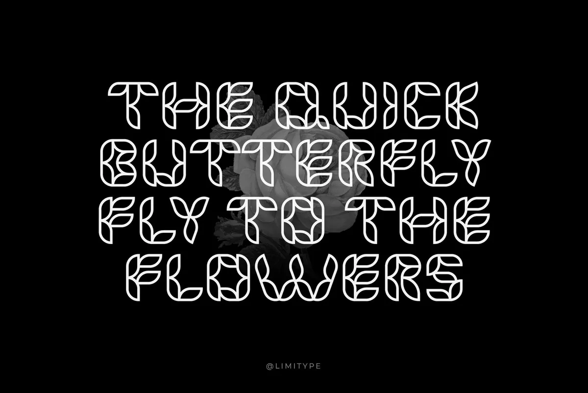 Florisa — Flowers Font