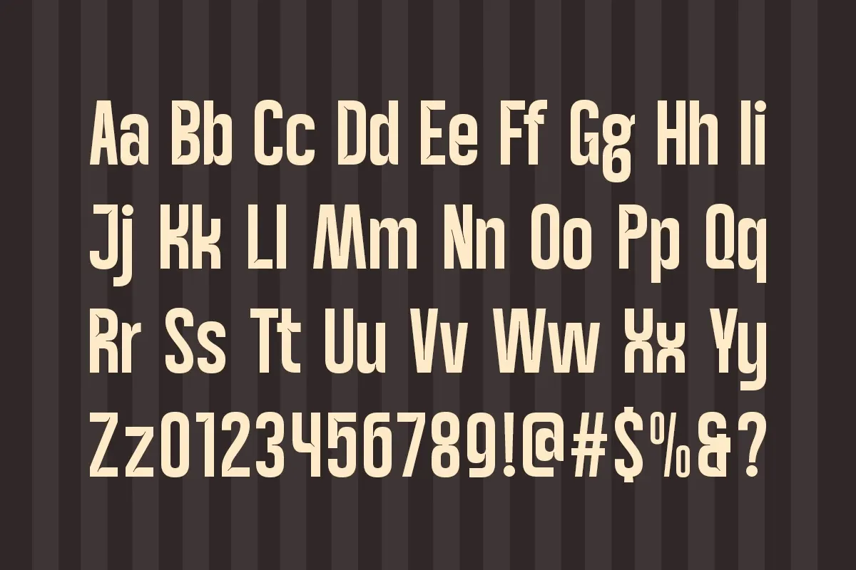 Bagine - Bold Condensed Cafe Font