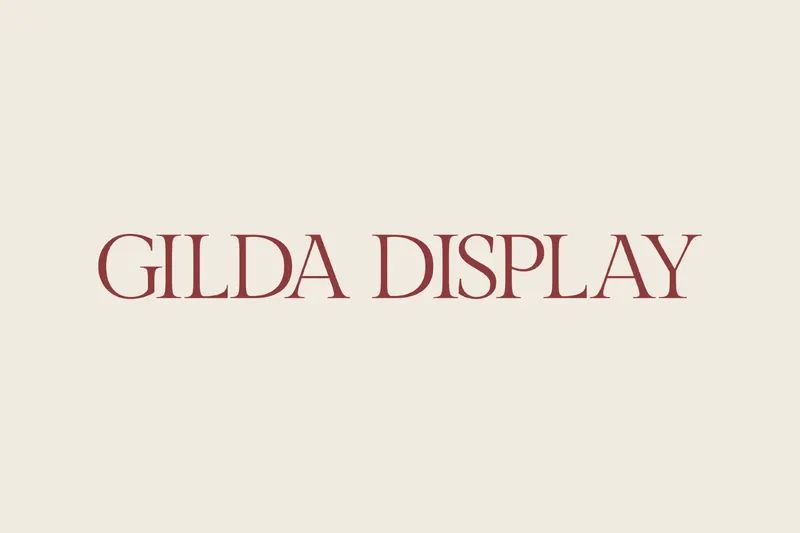 Gilda Display | Free Serif Font