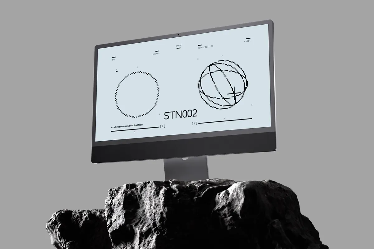 iMac Mockup Stand
