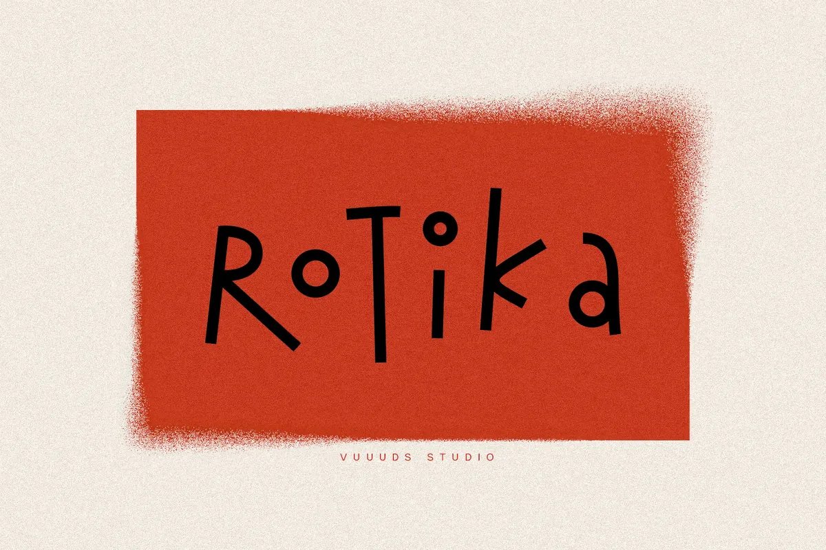Rotika - Quirky Hand-Drawn Display