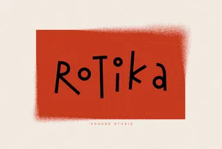 Rotika - Quirky Hand-Drawn Display