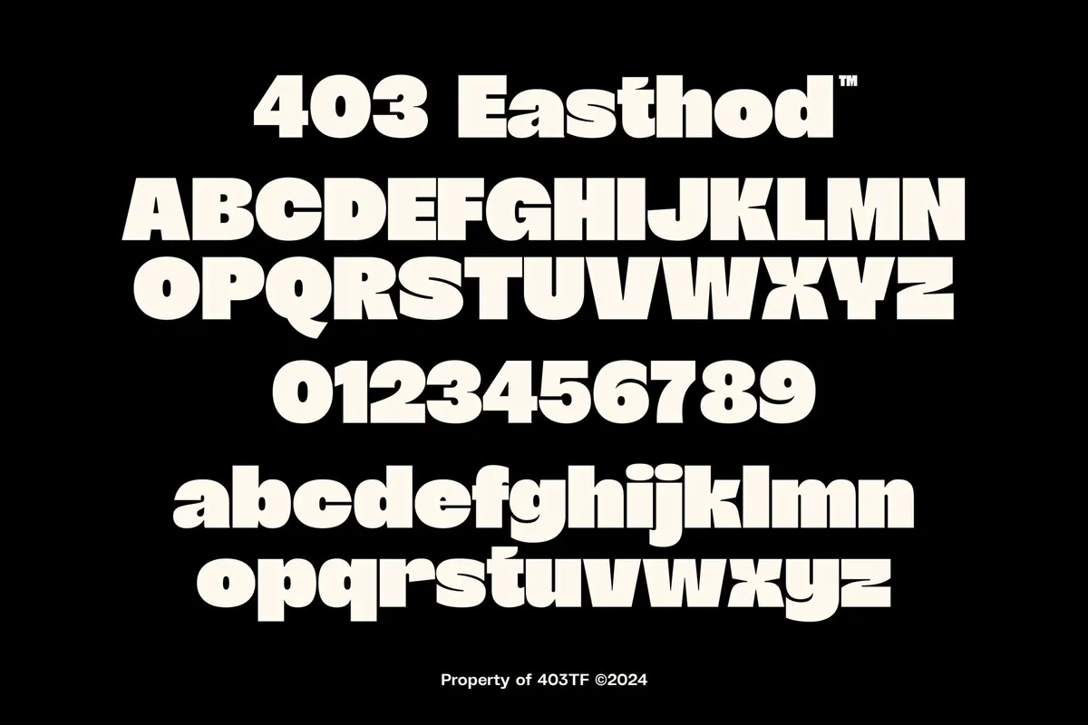 403 Easthod Sans