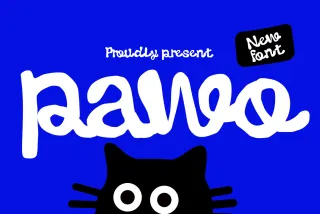 Pawo - Expressive Marker Font