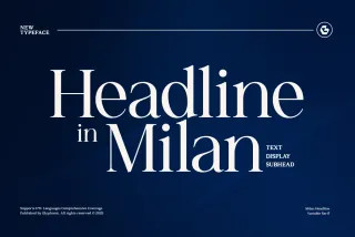 GC Milan Headline - Classy Serif