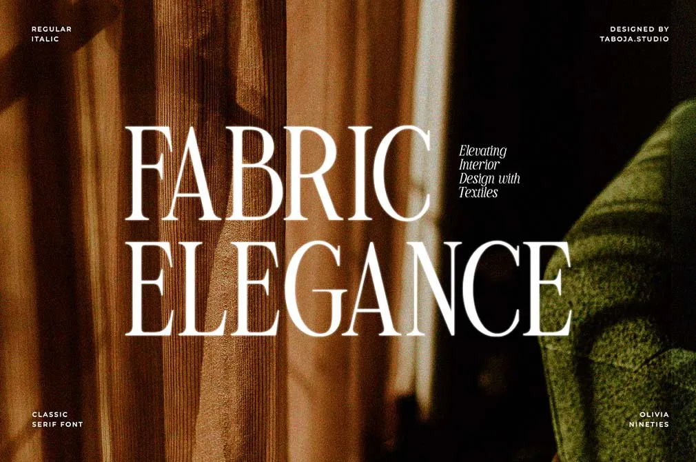 TBJ Olivia Nineties Classy Serif