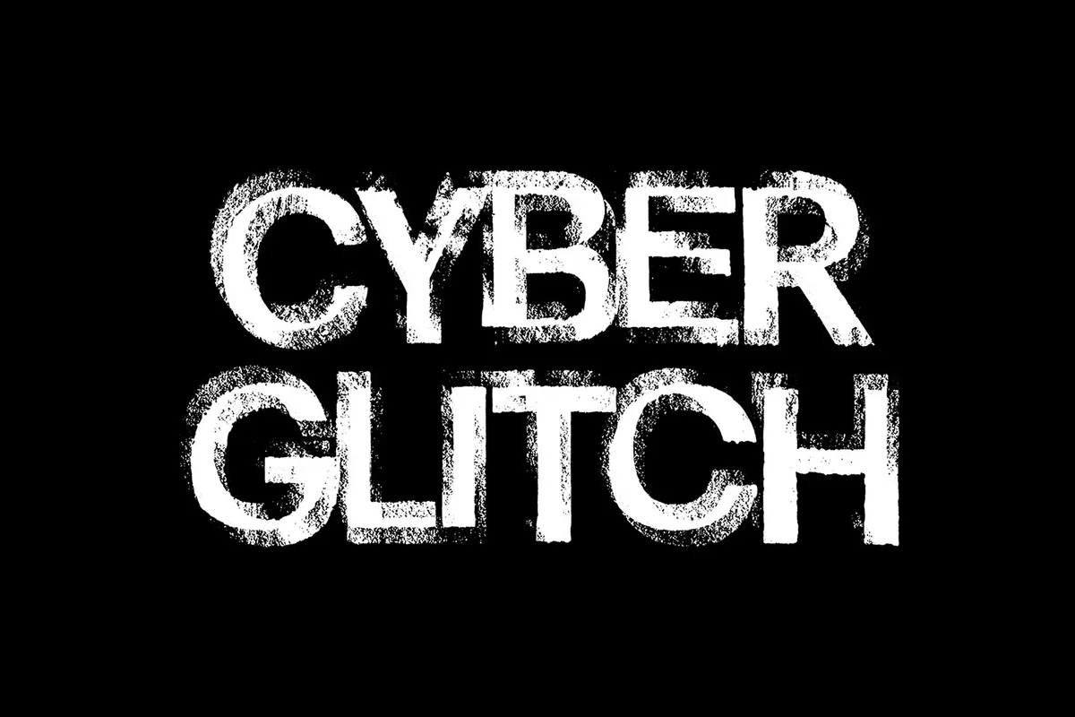 Displaced Distortion Text Effects