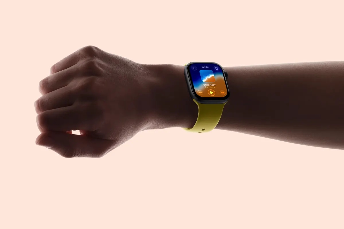 Apple Watch Series 11 Perspective View Mockup