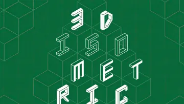 3D Isometric Font Family